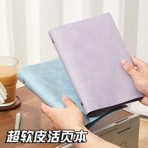 2026年新款高颜值软皮活页本B5