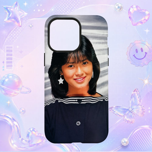日本偶像石川秀美Hidemi Ishikawa星星耳饰肖像写真适用于苹果三星华为小米手机壳防摔保护套镜头全包