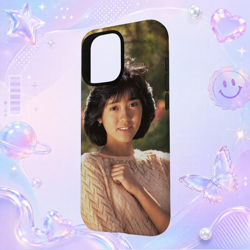 昭和日本歌手高田みづえMizue Takada暖色针织衫写真适用于苹果三星华为小米手机壳防摔保护套镜头全包