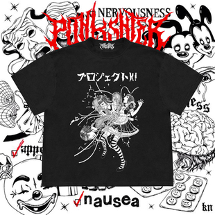 热爱造就 小众原创 Two dimensions dark Outfit teeshirt  tee