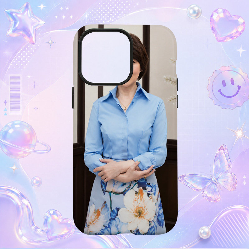 复古日本偶像藤村美树Miki Fujimura蓝色衬衫花裙写真适用于苹果三星华为小米手机壳防摔保护套镜头全包
