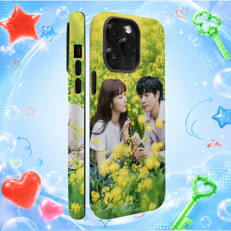 韩剧流星金永大李圣经油菜花田情侣手机壳iPhone15防摔硅胶软壳