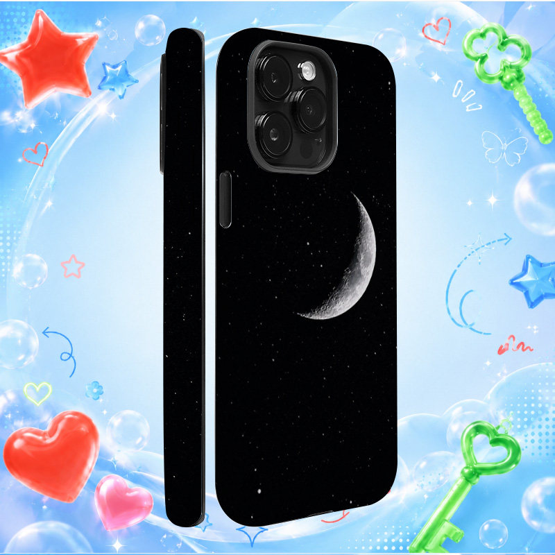 starLuna Moon & Stars小众高级感简约苹果手机壳防摔时尚硅胶软壳iPhone手机壳超薄时尚硬壳创意潮牌手机壳