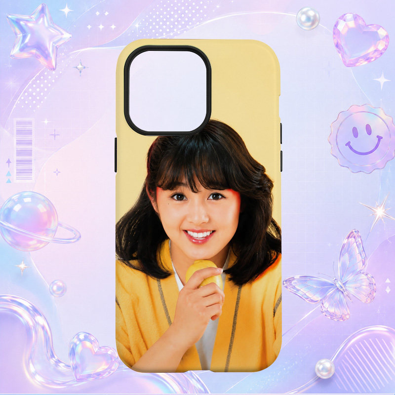 复古日本偶像北原佐和子Sawako Kitahara黄色上衣甜美写真适用于苹果三星华为小米手机壳防摔保护套镜头全包