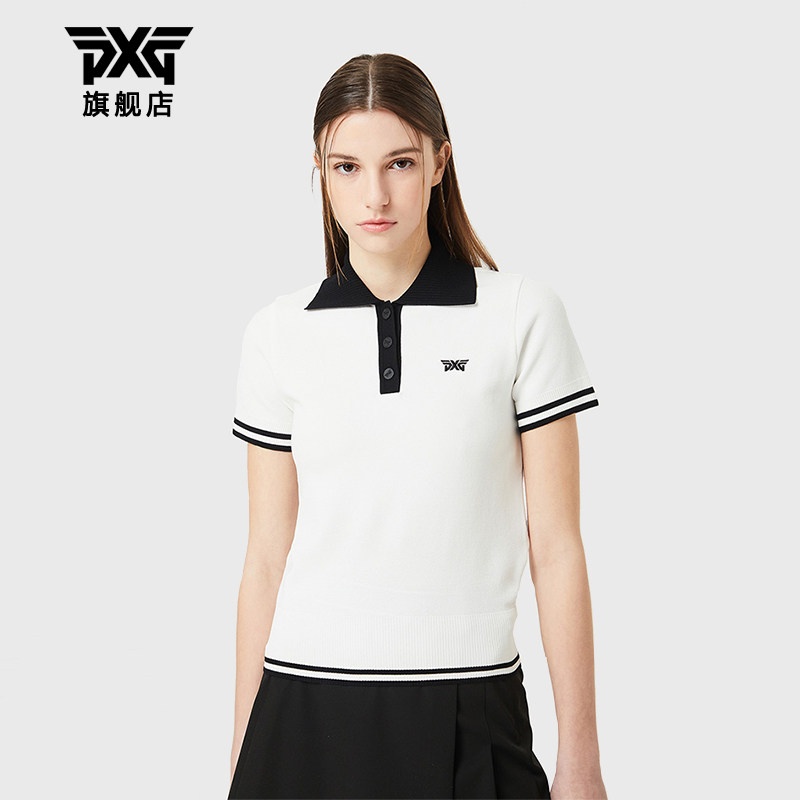 PXG高尔夫服装女士短袖T恤图片