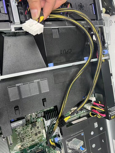 曙光宁畅X620 G30服务器GPU显卡供电线12P电源线3090 A100 V100