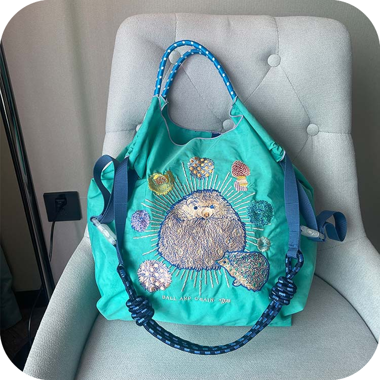 高圆圆同款帆布包【大号加肩带】