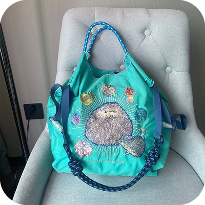 高圆圆同款帆布包【大号加肩带】