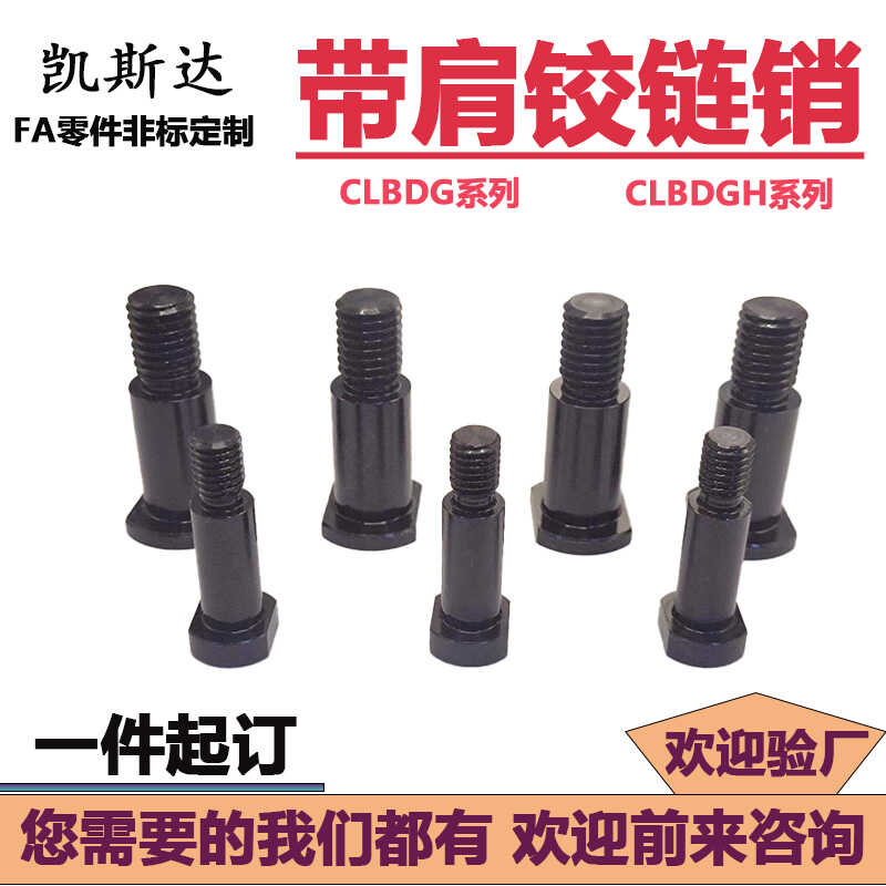非标定制带肩铰链销轴螺栓卡簧销CLBDGH MIE02直径12 15 16 20 25