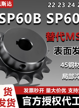 链轮BSP SP60B22 23 24 25-N-20 22 24 25 28 30 32齿部淬火