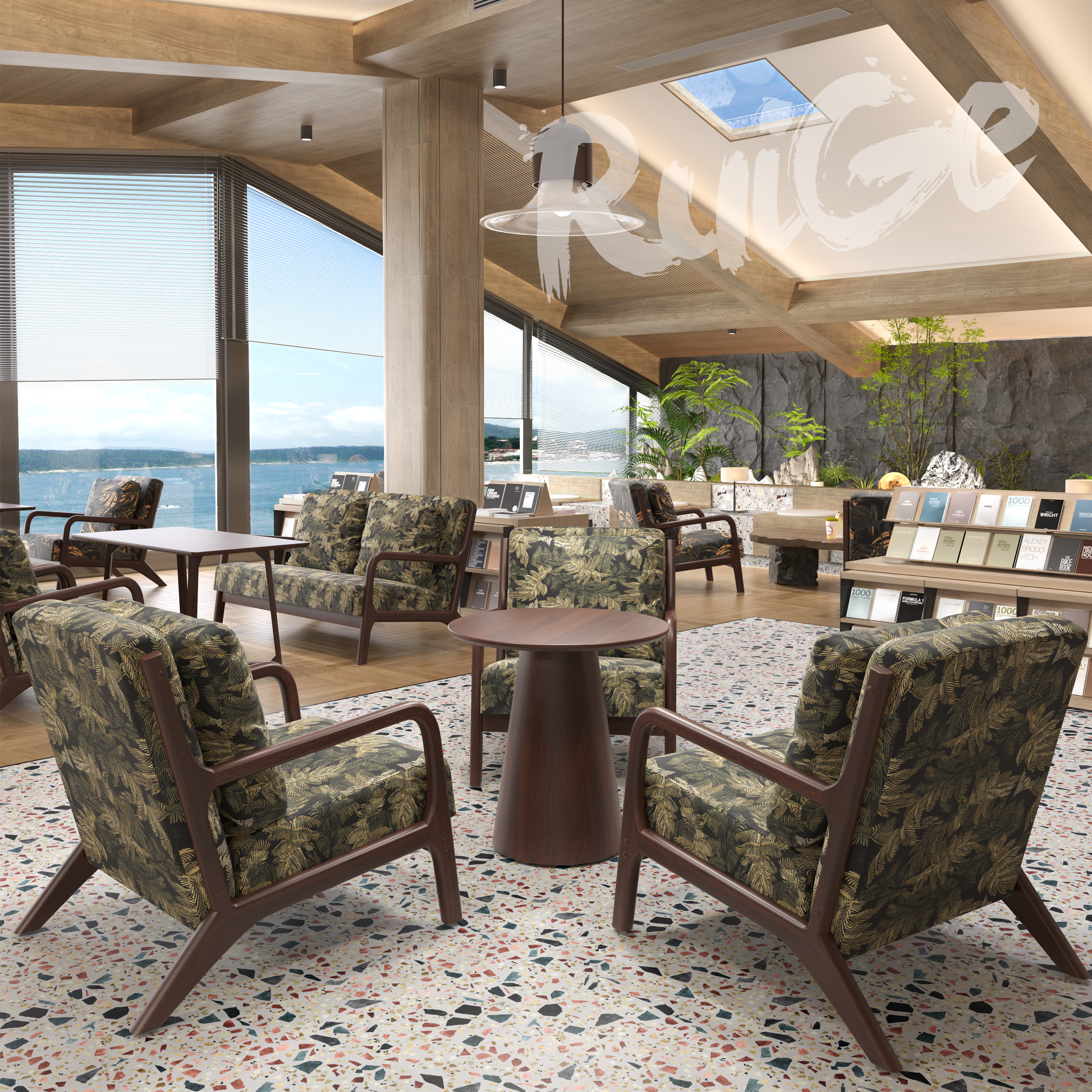 中古风咖啡厅桌椅组合奶茶店餐饮休闲甜品酒店接待椅子民宿沙发