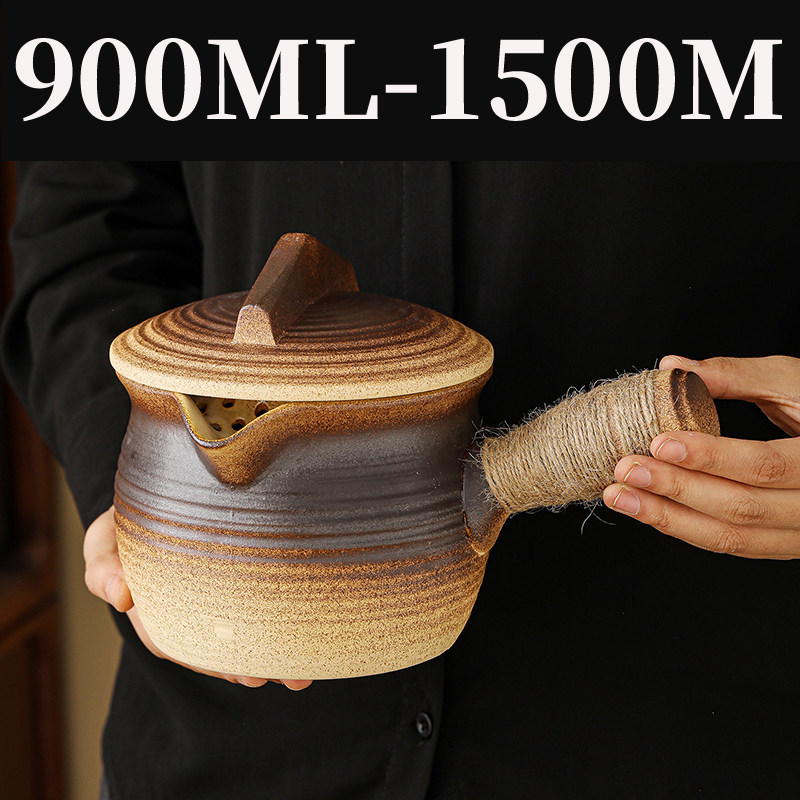 可干烧罐罐煮茶壶奶茶壶围炉煮茶大容量陶罐煮粥炖汤熬中药烤奶罐