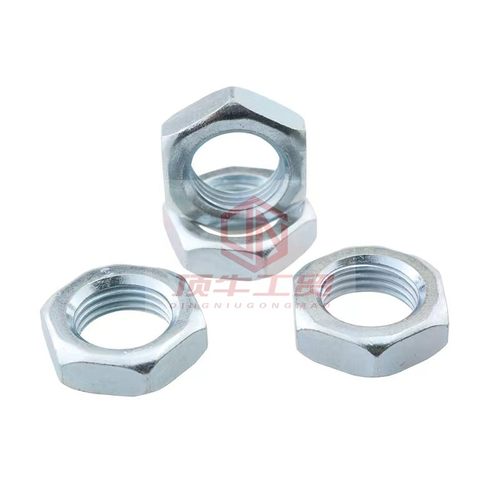 8级GB6172镀锌六角薄螺母