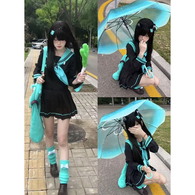 校供感水手服百搭长袖短袖衬衫上衣青本绘套装Jk短裙原创JK制服裙