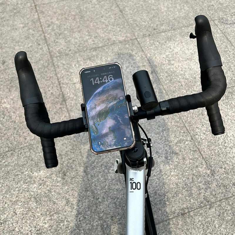 公路车手机支架弯把山地自行车防震骑行拍摄把立卡扣车载导航专用