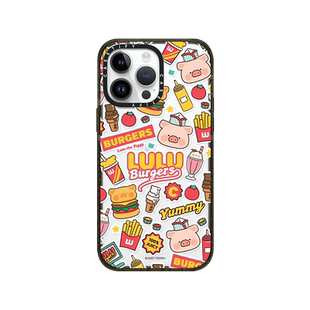 CASETiFY Lulu the Piggy系列 猪猪汉堡贴纸适用苹果iPhone17ProMax/17Pro/16ProMax手机壳