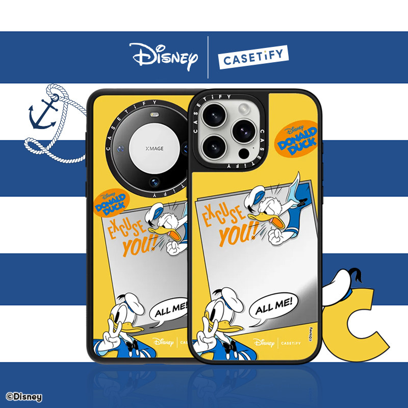 迪士尼 | CASETiFY 唐老鸭相框  适用于iPhone16ProMax/16Pro/15ProMax/14ProMax手机壳