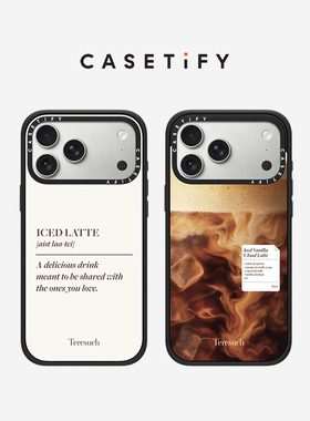 CASETiFY Teresuch系列 咖啡 适用于苹果iPhone17ProMax/17Pro/16ProMax/16Pro黑色手机壳