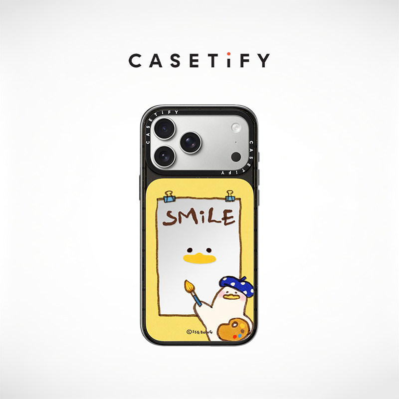 CASETiFY SSEBONG躺平鸭系列 和我一起笑鸭 适用于苹果iPhone18ProMax/18Pro/17ProMax/17Pro/16ProMax手机壳图片