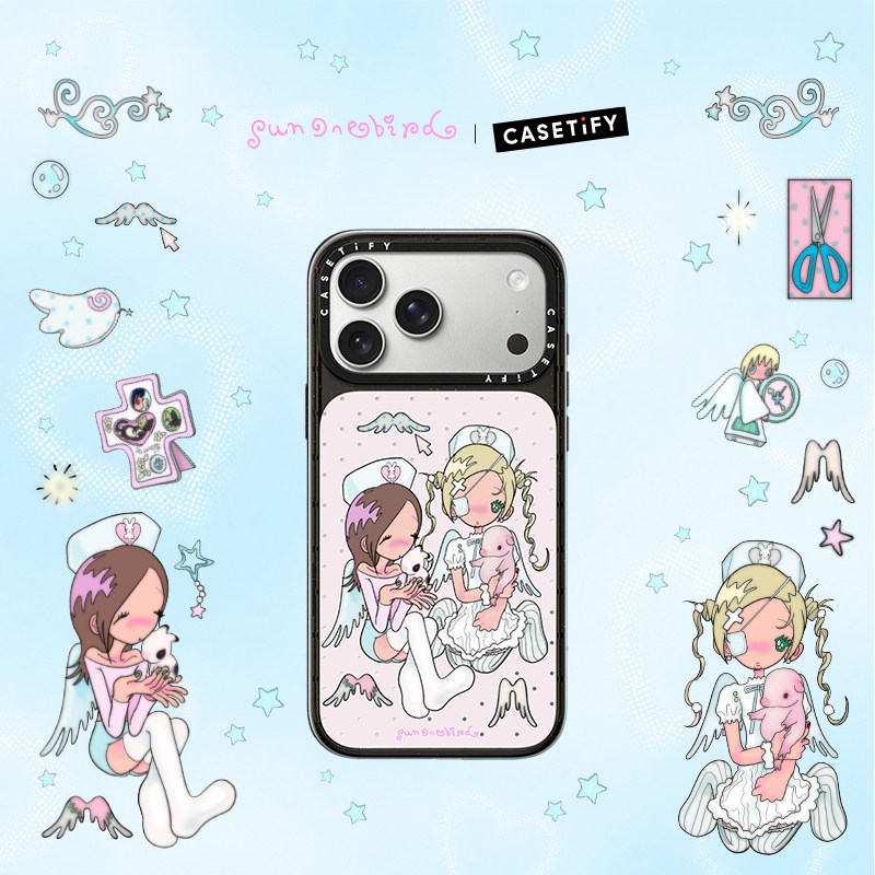 CASETiFY 鸟鸟一系列 守护毛绒 适用于苹果iPhone18ProMax/18Pro/17ProMax/17Pro/16ProMax/16Pro镜面手机壳图片