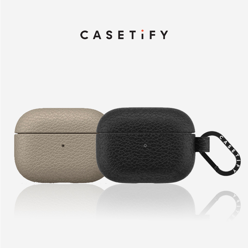 CASETiFY 基础款 纯色/皮革 适用于Airpods Pro 1/2代耳机保护壳