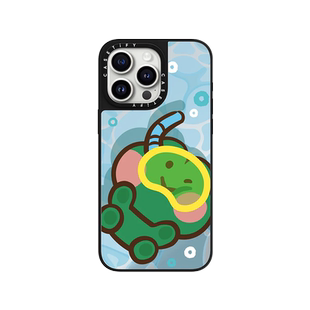 LINE FRIENDS minini x CASETiFY 联名 自由潜水lenini 适用于iPhone16ProMax/16Pro/15ProMax/14手机壳