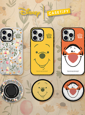 小熊维尼 | CASETiFY 联名 重返春日森林 适用于iPhone16ProMax/16Pro/15ProMax/14ProMax手机壳/磁吸支架