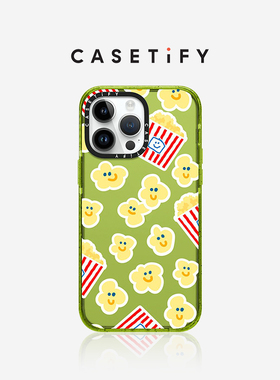 CASETiFY 柿子椒熊 全是爆米花适用于iPhone14/13/Pro/Max防摔手机壳