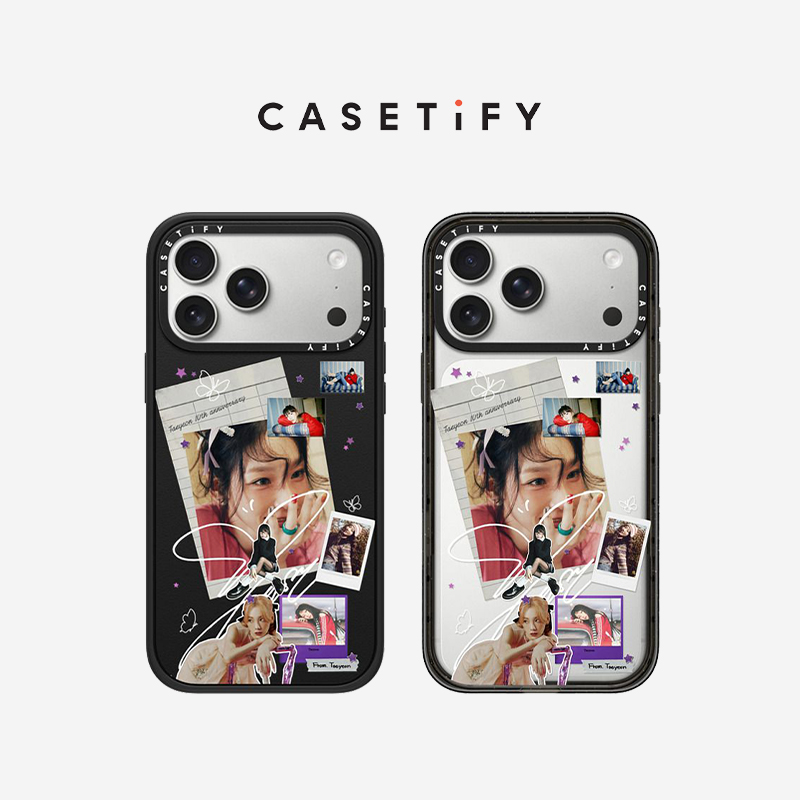 CASETiFY TAEYEON 泰妍照片墙 适用于苹果iPhone17ProMax/17Pro/16ProMax/16Pro黑色手机壳