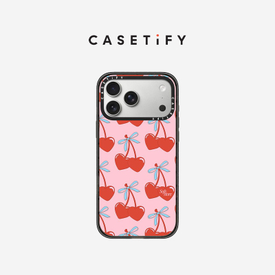 CASETiFY Sofe Store系列 嘟嘟樱桃粉 适用于苹果iPhone17ProMax/17Pro/Air/16ProMax/16Pro手机壳