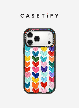 CASETiFY 彩色涂鸦爱心 适用苹果iPhone17ProMax/17Pro/Air/iPhone16ProMax/16Pro/华为Mate60pro手机壳