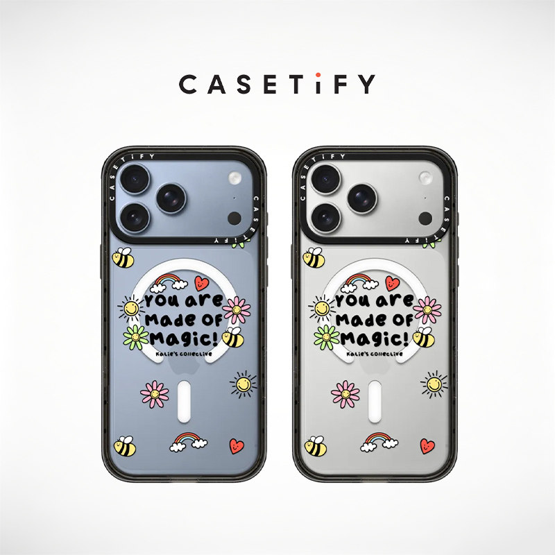 CASETiFY Katie's Collective系列 你是奇迹的化身 适用于苹果iPhone18ProMax/18Pro/17ProMax黑色手机壳图片