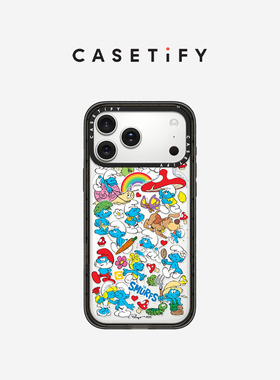 The Smurfs x CASETiFY 蓝精灵联名系列 贴纸 适用于苹果iPhone17ProMax/17Pro/Air/16ProMax手机壳
