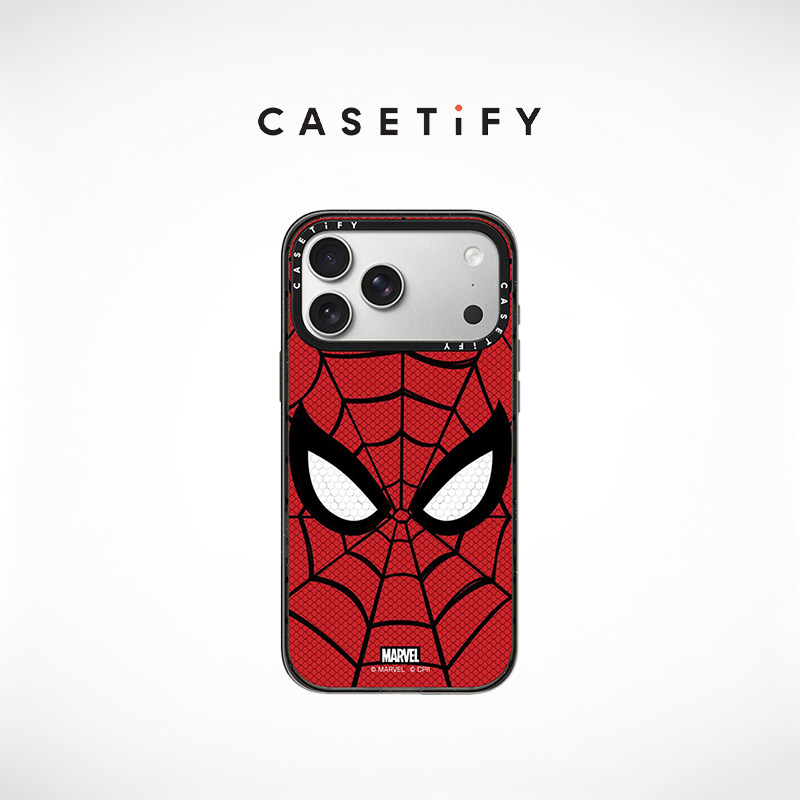 Marvel Spider-Man X CASETiFY 联名 蜘蛛侠新面具/海报/贴纸 适用于苹果iPhone18ProMax/18Pro手机壳/支架图片