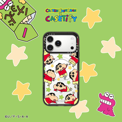 蜡笔小新 x CASETiFY 联名系列 蜡笔小新 适用于苹果iPhone17ProMax/17Pro/Air/16ProMax16Pro透明手机壳