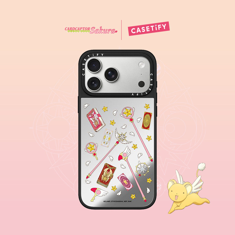 魔卡少女樱：透明牌篇 x CASETiFY 联名 法杖贴纸 适用于苹果iPhone17ProMax/17Pro/16ProMax16Pro镜面手机壳