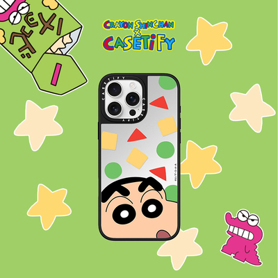 蜡笔小新 x CASETiFY 联名系列 小新大脸 适用于iPhone16ProMax/16Pro/iPhone15ProMax/15Pro镜面手机壳