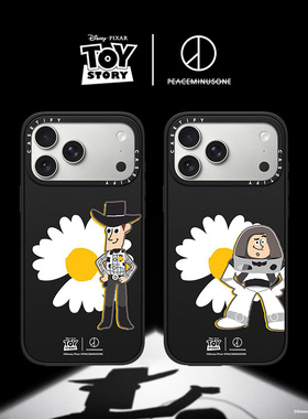 TOY STORY x PMO : THE FIRST FAN x CASETiFY 联名 胡迪/巴斯光年 雏菊 适用于iPhone17PM/17P磨砂手机壳