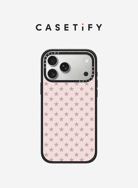 CASETiFY 粉色星星 适用于苹果iPhone17ProMax/17Pro/Air/16ProMax/16Pro黑色手机壳