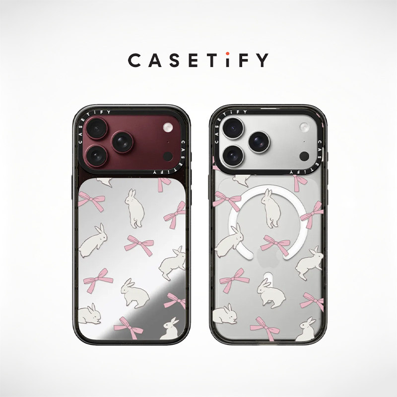 CASETiFY蝴蝶结小兔防摔手机壳图片