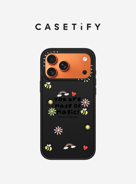 CASETiFY Katie's Collective系列 你是奇迹的化身 适用于苹果iPhone17ProMax/17Pro/16ProMax黑色手机壳