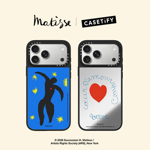 亨利·马蒂斯 X CASETiFY 联名 伊卡洛斯/被爱填满的心 1947/1949年 适用于苹果iPhone17ProMax/17Pro手机壳