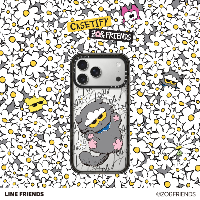 ZO&FRIENDS x CASETiFY 联名系列 云猫ZOA 适用于苹果iPhone17ProMax/17Pro/16ProMax/16Pro手机壳