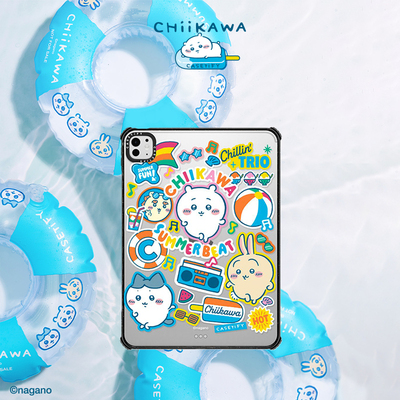 Chiikawa x CASETiFY联名 吉伊卡哇 夏日派对 平板电脑保护套 适用于iPad Pro/Air平板电脑保护壳