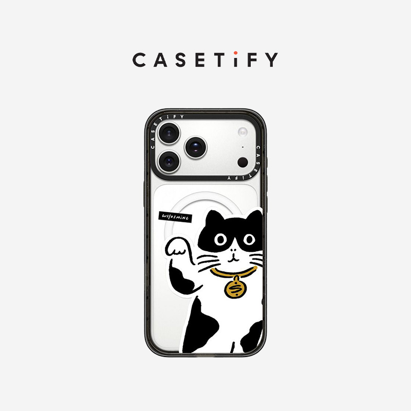 CASETiFY WHOSMiNG 奶牛猫来访 适用于苹果iPhone17ProMax/17Pro/Air/16ProMax/16Pro/15Pro手机壳