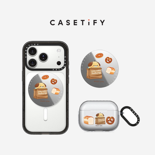 CASETiFY NOKONOKO系列 便携面包 磁吸支架/耳机保护壳 适用于Magsafe手机支架通用/苹果Airpods Pro 3耳机