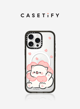 CASETiFY 毛绒绒星人系列 樱花Nini 适用于iPhone16ProMax/16Pro/15ProMax/15Pro情侣款手机壳