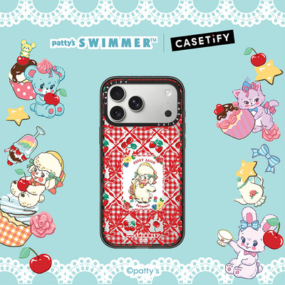 CASETiFY SWIMMER 甜心派对系列 阳光小羊 Lauffy 适用于苹果iPhone17ProMax/17Pro/16ProMax/16Pro手机壳