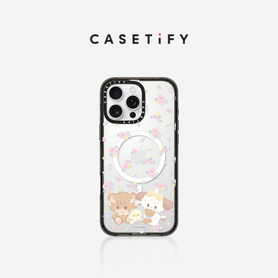 CASETiFY mikko 花朵latte & souffle 适用于iPhone16ProMax/16Pro/15ProMax/14ProMax手机壳