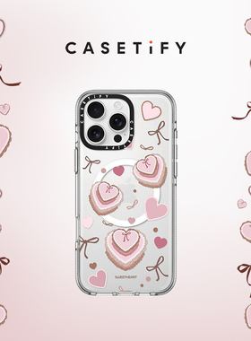 CASETiFY 甜心蛋糕 适用于iPhone16ProMax/16Pro/iPhone15ProMax/15Pro透明手机壳